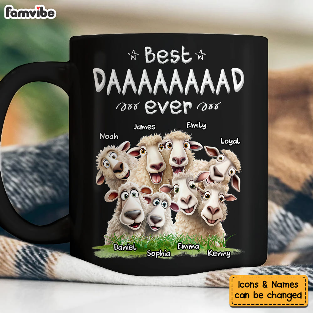 Personalized Gift For Dad Best Daaaaaad Ever Mug Personalized Gift For Dad Best Daaaaaad Ever Mug