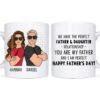 Personalized Gift For Dad From Daughter Son Mug