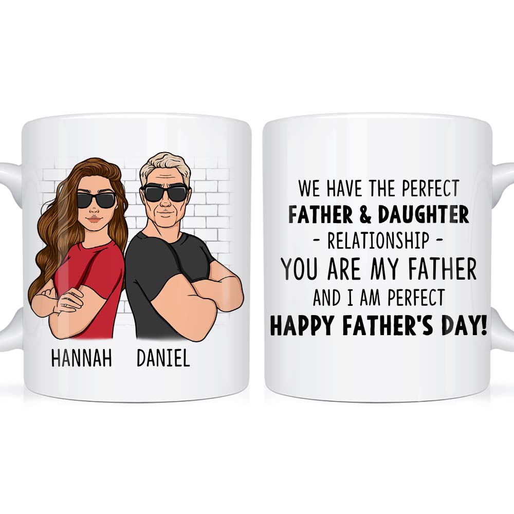 Personalized Gift For Dad From Daughter Son Mug Personalized Gift For Dad From Daughter Son Mug