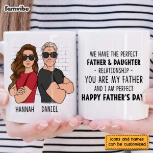 Personalized Gift For Dad From Daughter Son Mug 3
