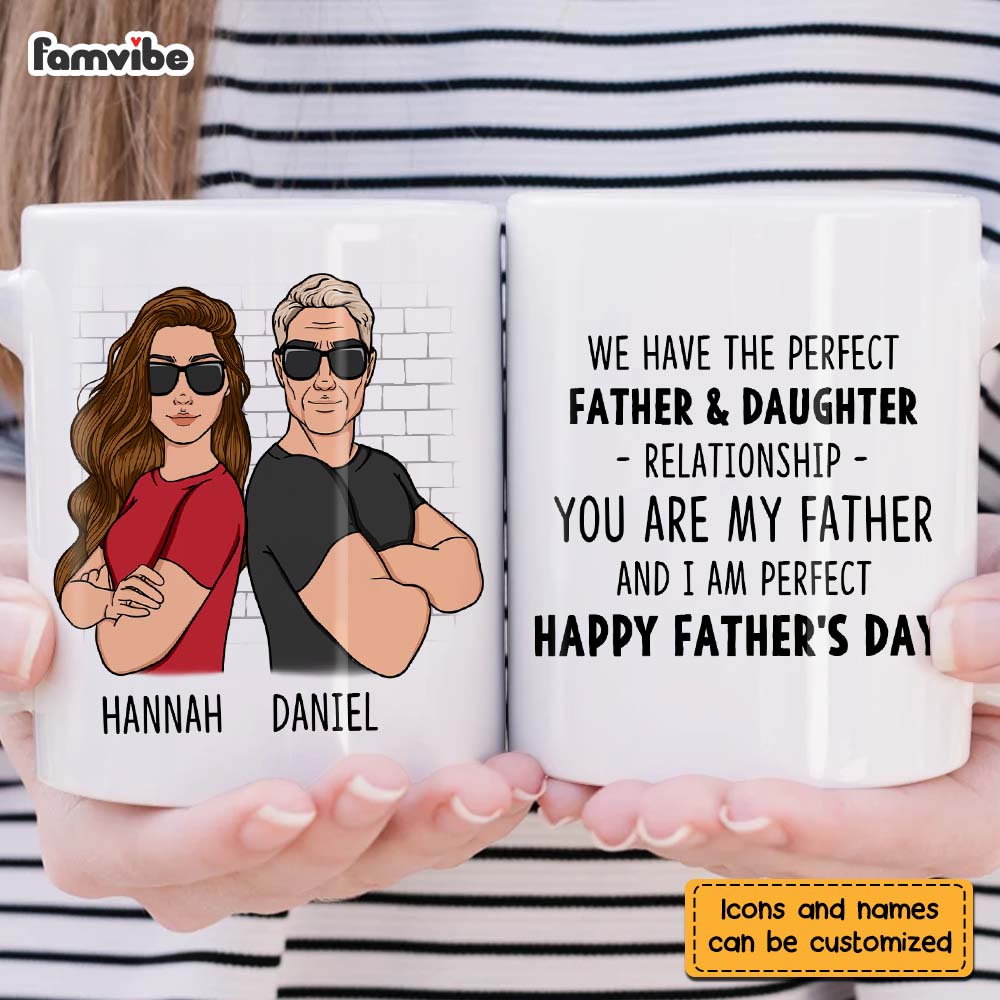 Personalized Gift For Dad From Daughter Son Mug Personalized Gift For Dad From Daughter Son Mug