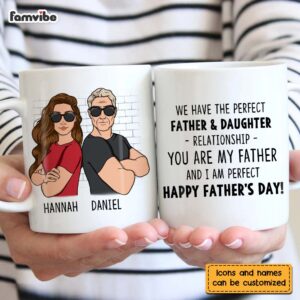 Personalized Gift For Dad From Daughter Son Mug 5