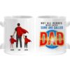 Personalized Gift For Dad Not All Heroes Wear Capes Mug