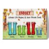 Personalized Gift For Family Where Life Begins & Love Never Ends Canvas