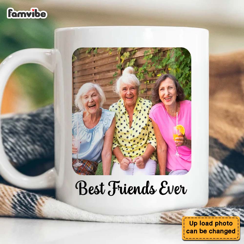 Personalized Gift For Friend Rounded Edges Upload Photo Gallery Mug Personalized Gift For Friend Rounded Edges Upload Photo Gallery Mug