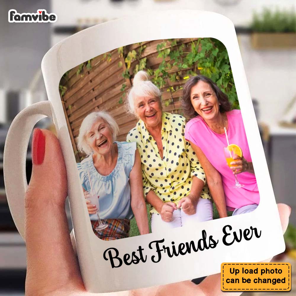 Personalized Gift For Friend Rounded Edges Upload Photo Gallery Mug Personalized Gift For Friend Rounded Edges Upload Photo Gallery Mug