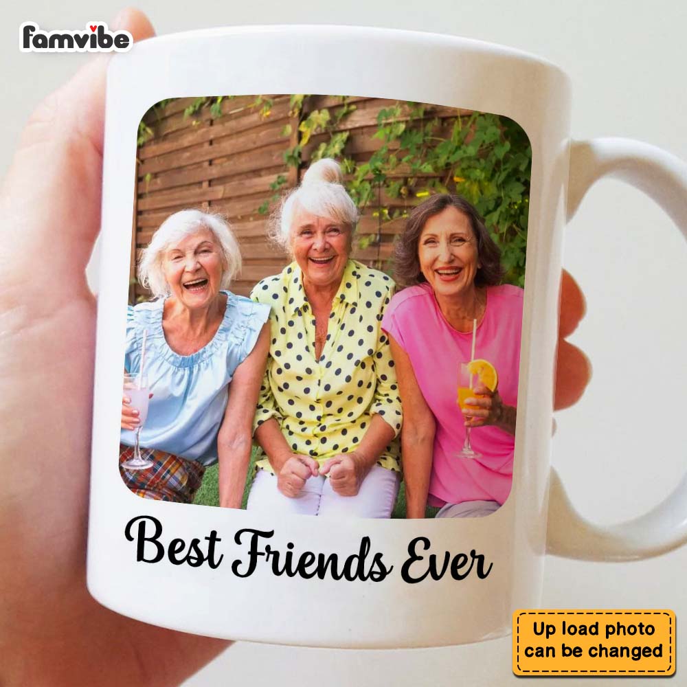 Personalized Gift For Friend Rounded Edges Upload Photo Gallery Mug Personalized Gift For Friend Rounded Edges Upload Photo Gallery Mug