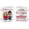 Personalized Gift For Friends French Coll�gues Mug