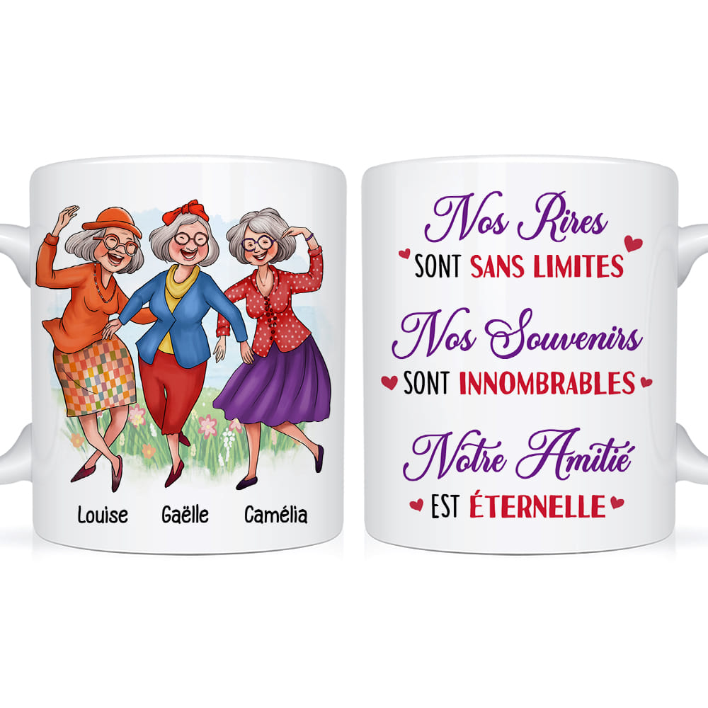 Personalized Gift For Friends French Mug Personalized Gift For Friends French Mug