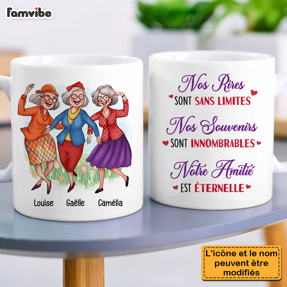 Personalized Gift For Friends French Mug Personalized Gift For Friends French Mug
