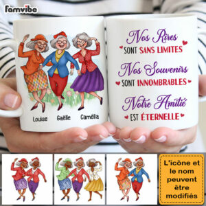 Personalized Gift For Friends French Mug 3
