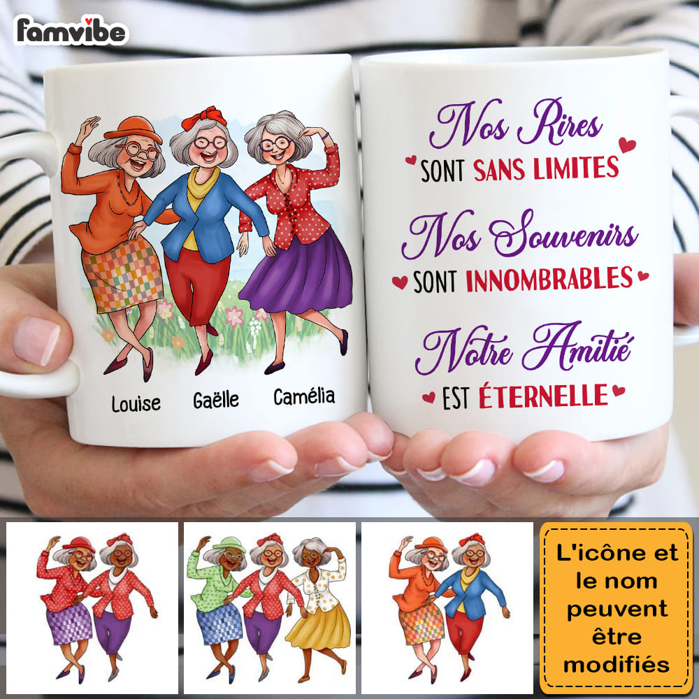 Personalized Gift For Friends French Mug Personalized Gift For Friends French Mug