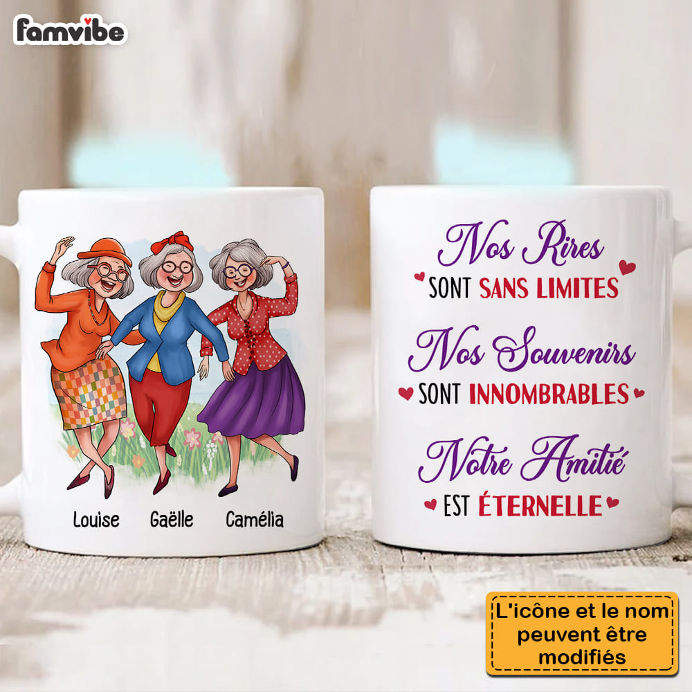 Personalized Gift For Friends French Mug Personalized Gift For Friends French Mug