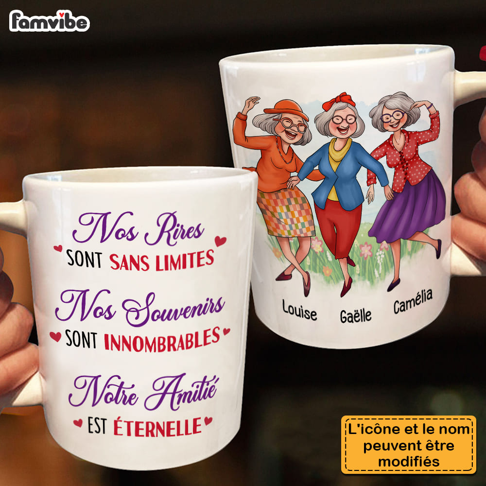Personalized Gift For Friends French Mug Personalized Gift For Friends French Mug