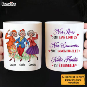 Personalized Gift For Friends French Mug 6