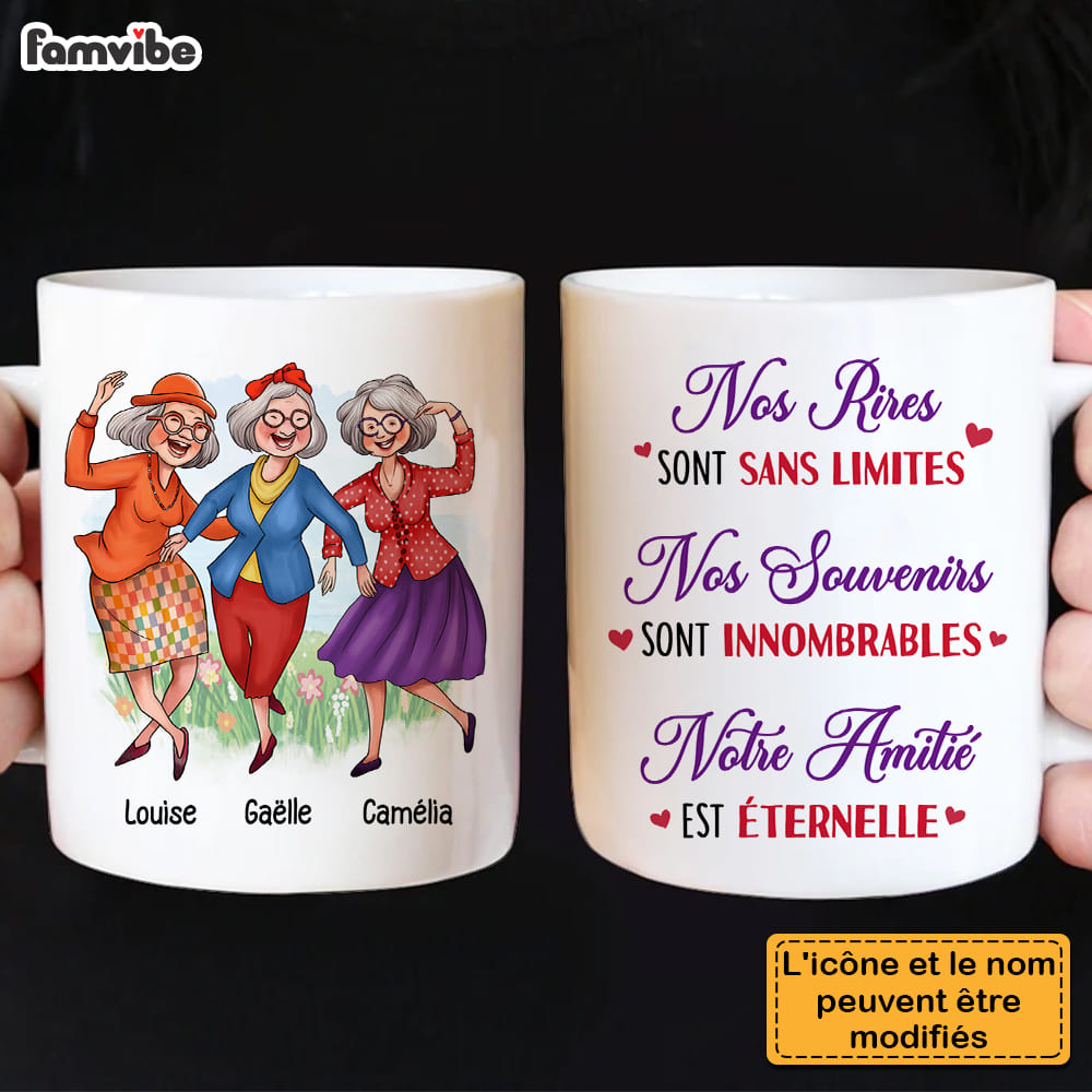 Personalized Gift For Friends French Mug Personalized Gift For Friends French Mug