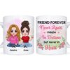 Personalized Gift For Friends Never Apart Mug