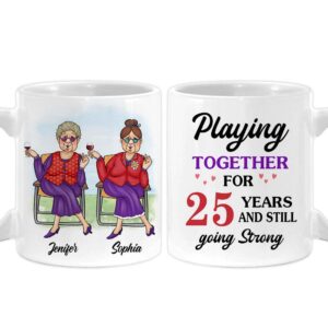Personalized Gift For Friends Playing Together For Many Years Mug