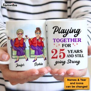 Personalized Gift For Friends Playing Together For Many Years Mug