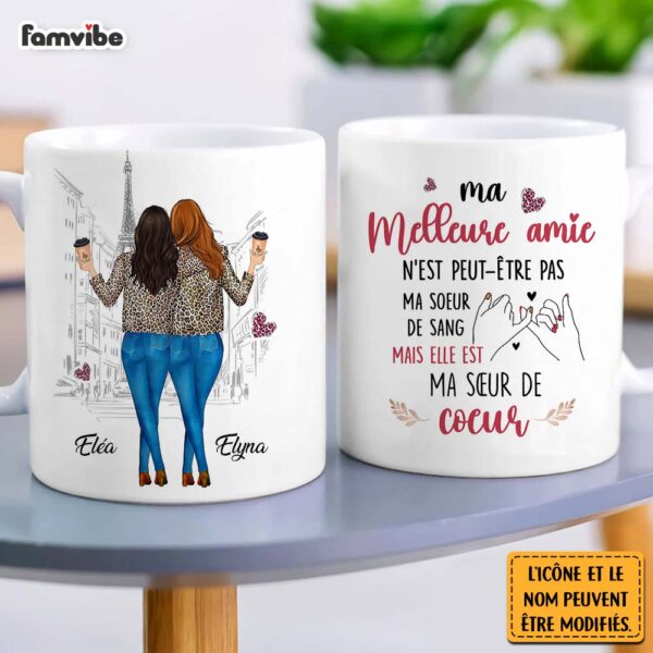 Personalized Gift For Friends Sister French Mug