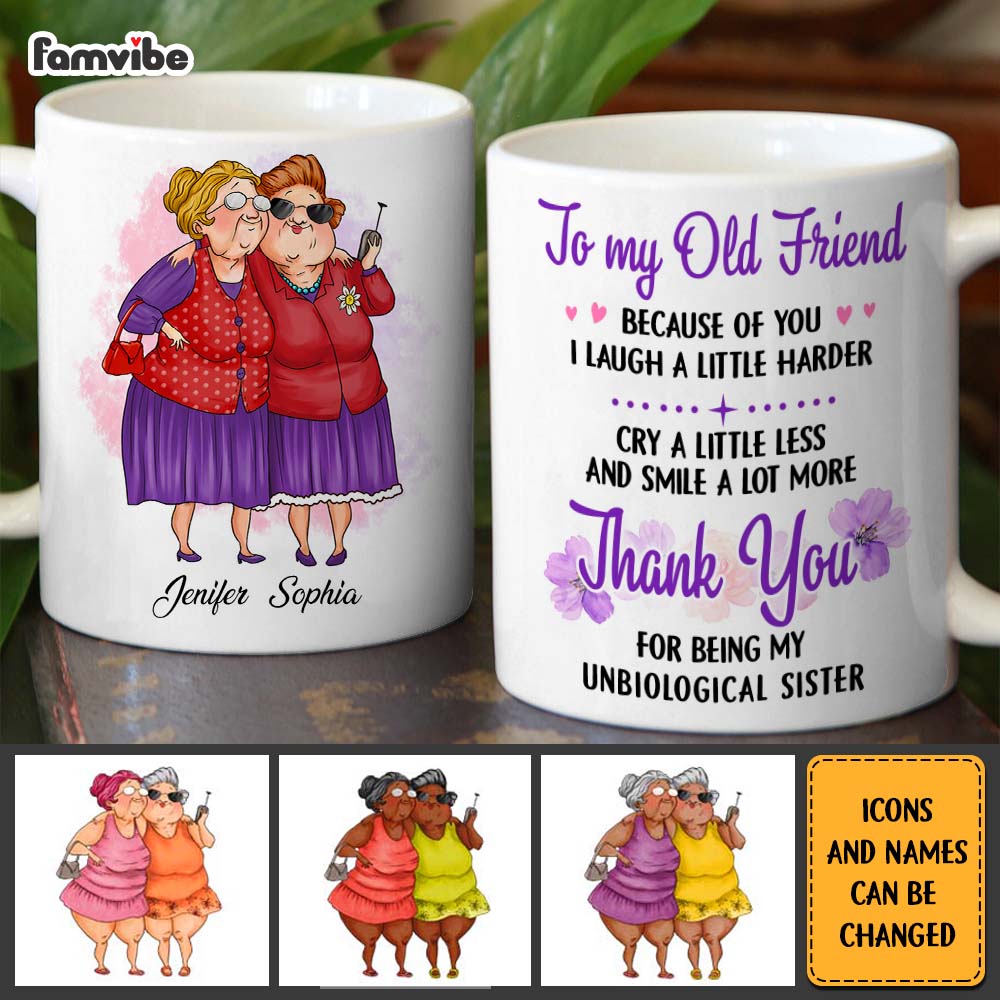 Personalized Gift For Friends Sister Mug Personalized Gift For Friends Sister Mug