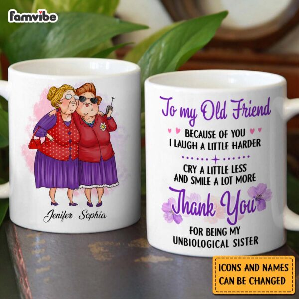 Personalized Gift For Friends Sister Mug