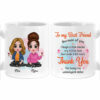 Personalized Gift For Friends Sister Thank You Mug
