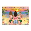Personalized Gift For Friends Tans Fade But Memories Stay Forever Canvas