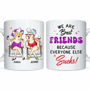 Personalized Gift For Friends We Are Friends Mug