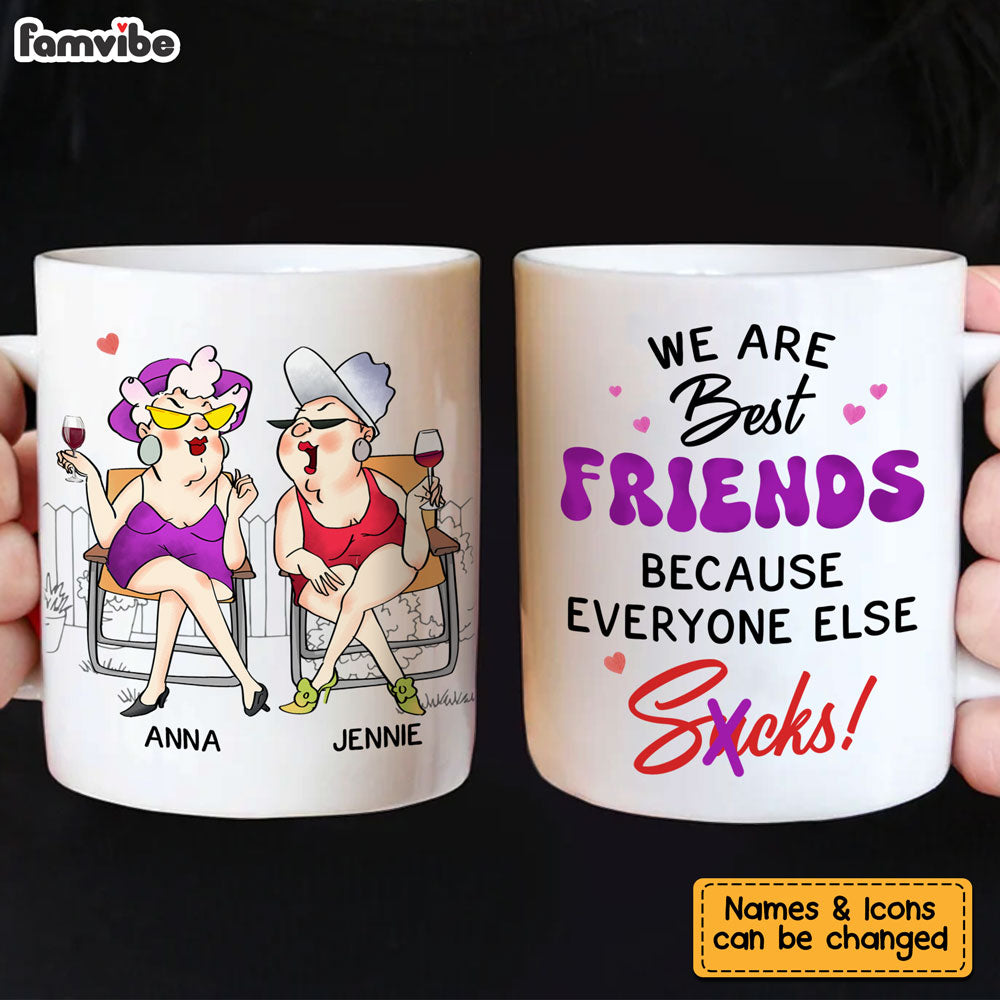 Personalized Gift For Friends We Are Friends Mug Personalized Gift For Friends We Are Friends Mug