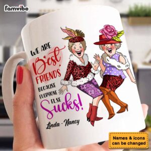Personalized Gift For Friends We Friends Everyone Sucks Mug