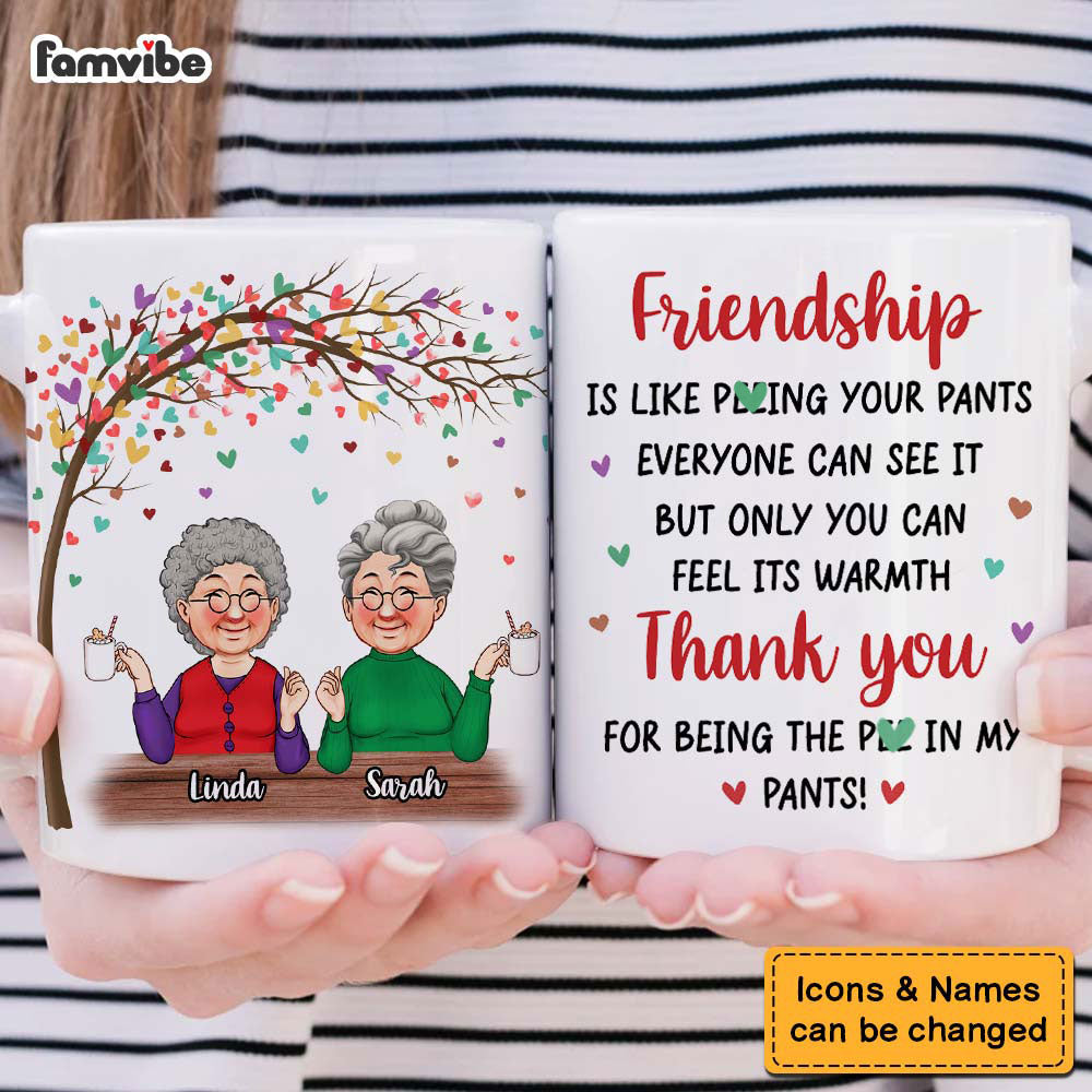 Personalized Gift For Friends You Can Feel Its Warmth Mug Personalized Gift For Friends You Can Feel Its Warmth Mug