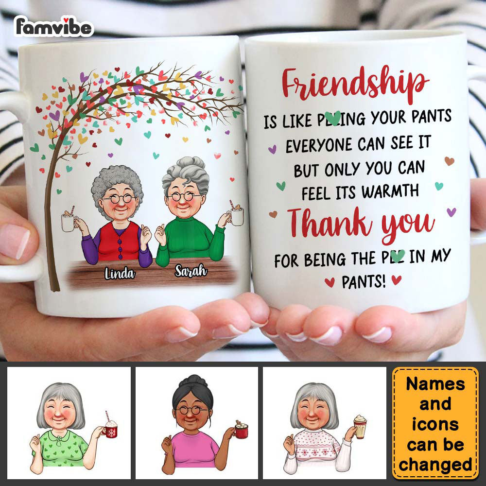 Personalized Gift For Friends You Can Feel Its Warmth Mug Personalized Gift For Friends You Can Feel Its Warmth Mug