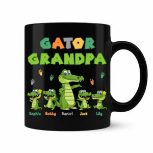 Personalized Gift For Gator Grandpa Dad Mug