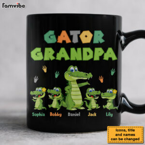 Personalized Gift For Gator Grandpa Dad Mug