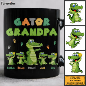 Personalized Gift For Gator Grandpa Dad Mug 3