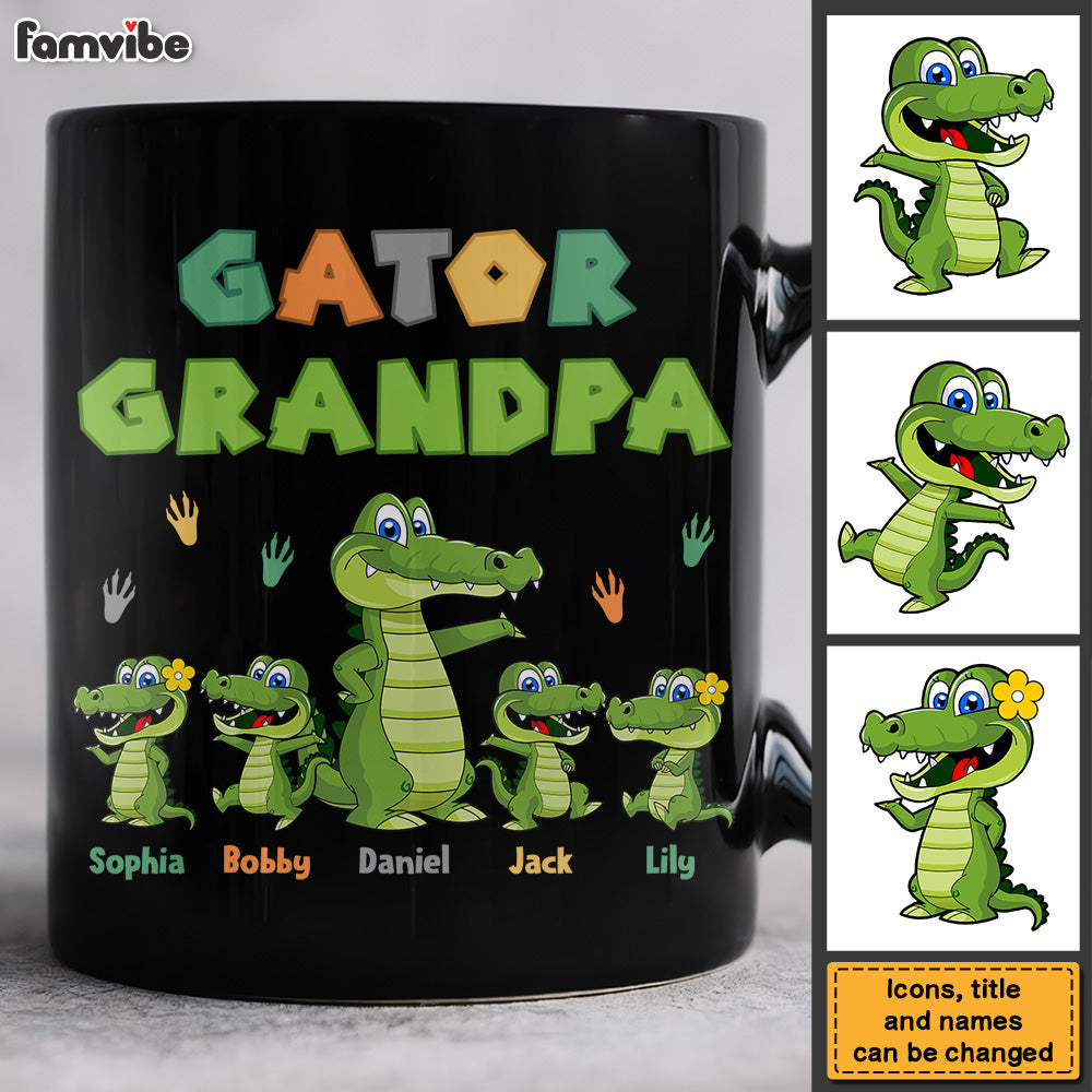 Personalized Gift For Gator Grandpa Dad Mug Personalized Gift For Gator Grandpa Dad Mug