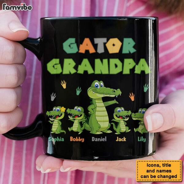 Personalized Gift For Gator Grandpa Dad Mug