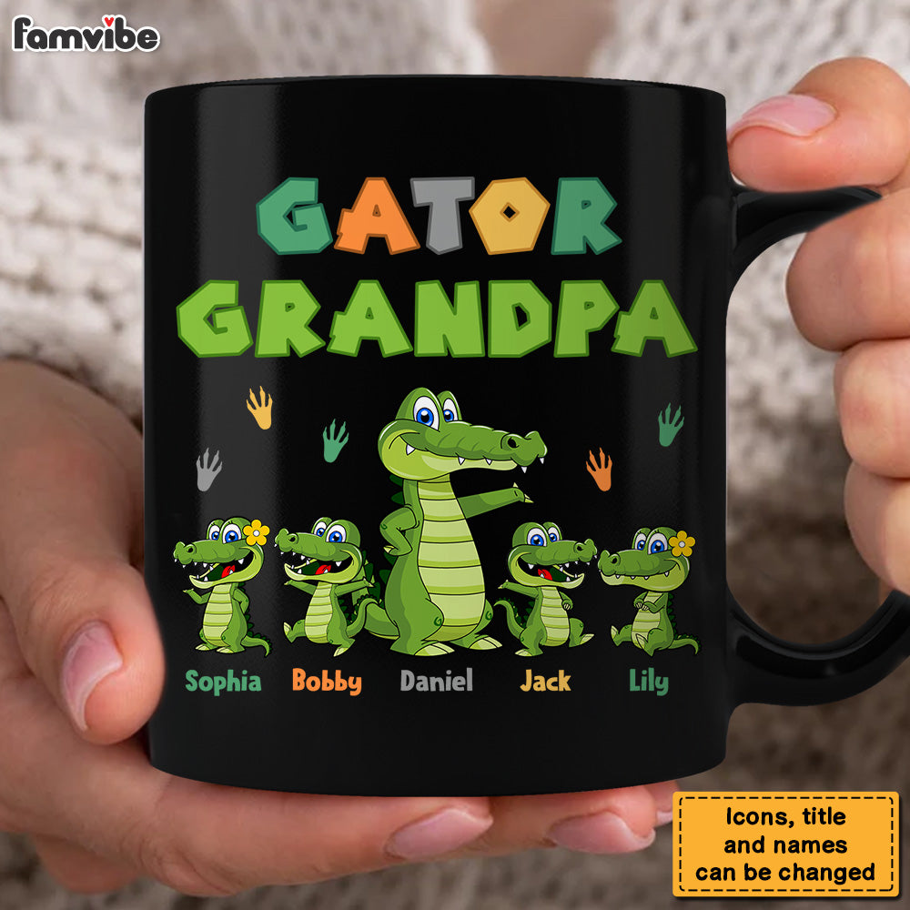 Personalized Gift For Gator Grandpa Dad Mug Personalized Gift For Gator Grandpa Dad Mug