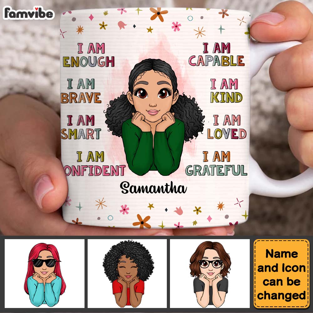 Personalized Gift For Granddaughter I Am Kind Mug Personalized Gift For Granddaughter I Am Kind Mug