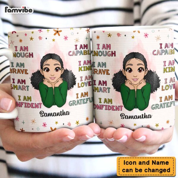 Personalized Gift For Granddaughter I Am Kind Mug
