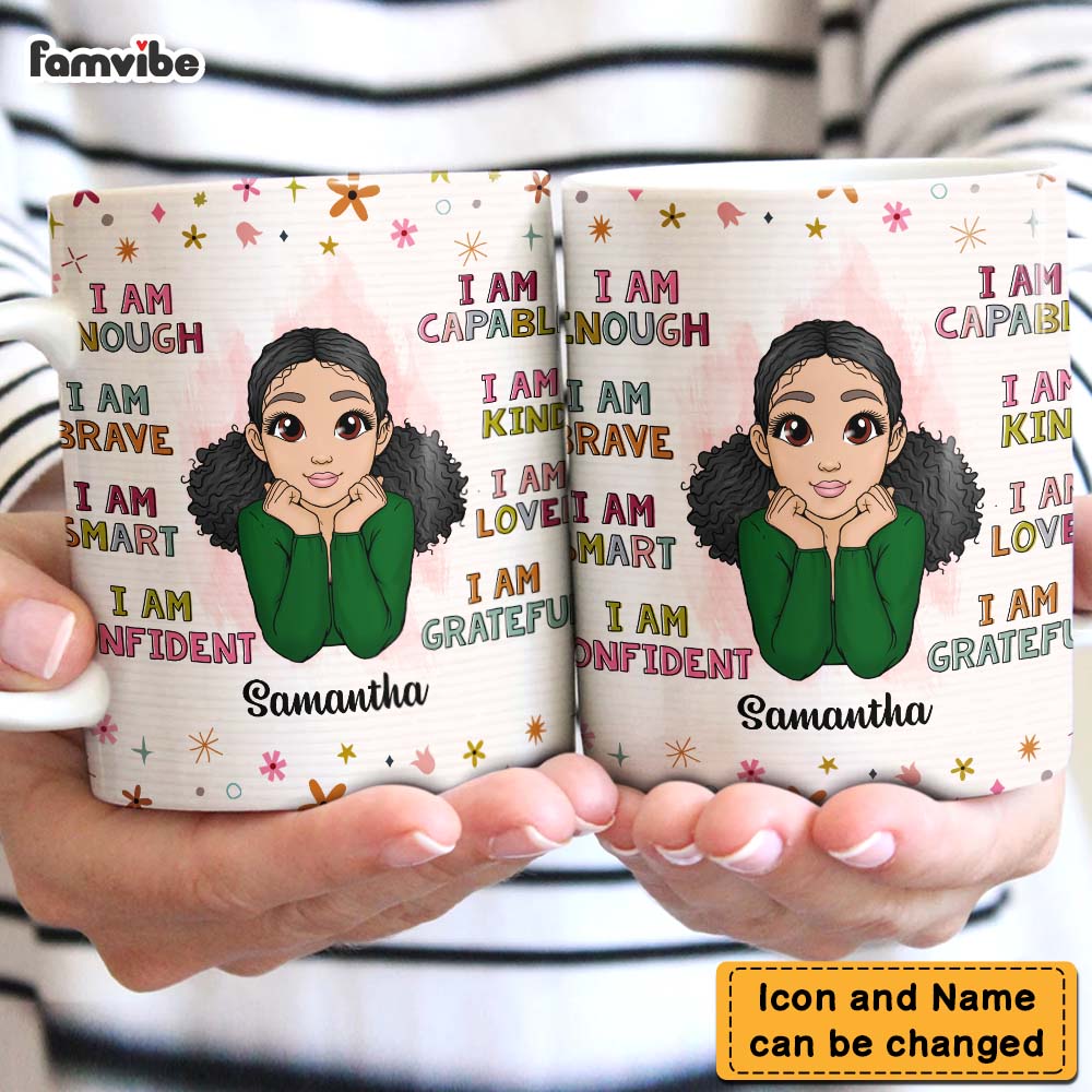 Personalized Gift For Granddaughter I Am Kind Mug Personalized Gift For Granddaughter I Am Kind Mug