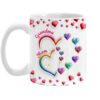 Personalized Gift For Grandma 2 Heart Mug