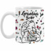 Personalized Gift For Grandma Bear 3d Inflated Print Mug