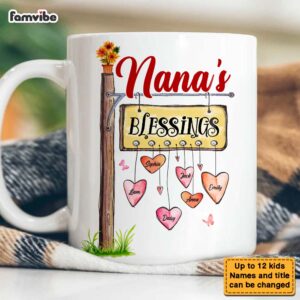 Personalized Gift For Grandma Blessings Mug 4