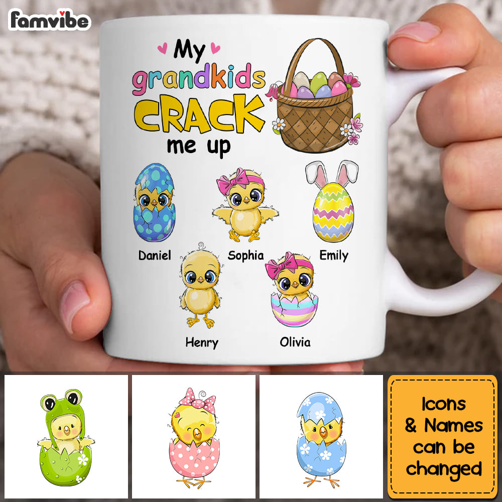 Personalized Gift For Grandma Easter Mug Personalized Gift For Grandma Easter Mug