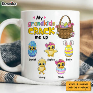 Personalized Gift For Grandma Easter Mug 5