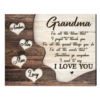 Personalized Gift For Grandma From Grandkids, Mother’s Day Gifts For Grandma, Grandma Sign With Kid Names – Best Personalized Gifts For Everyone