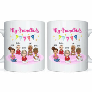 Personalized Gift For Grandma My Grandkids Mug