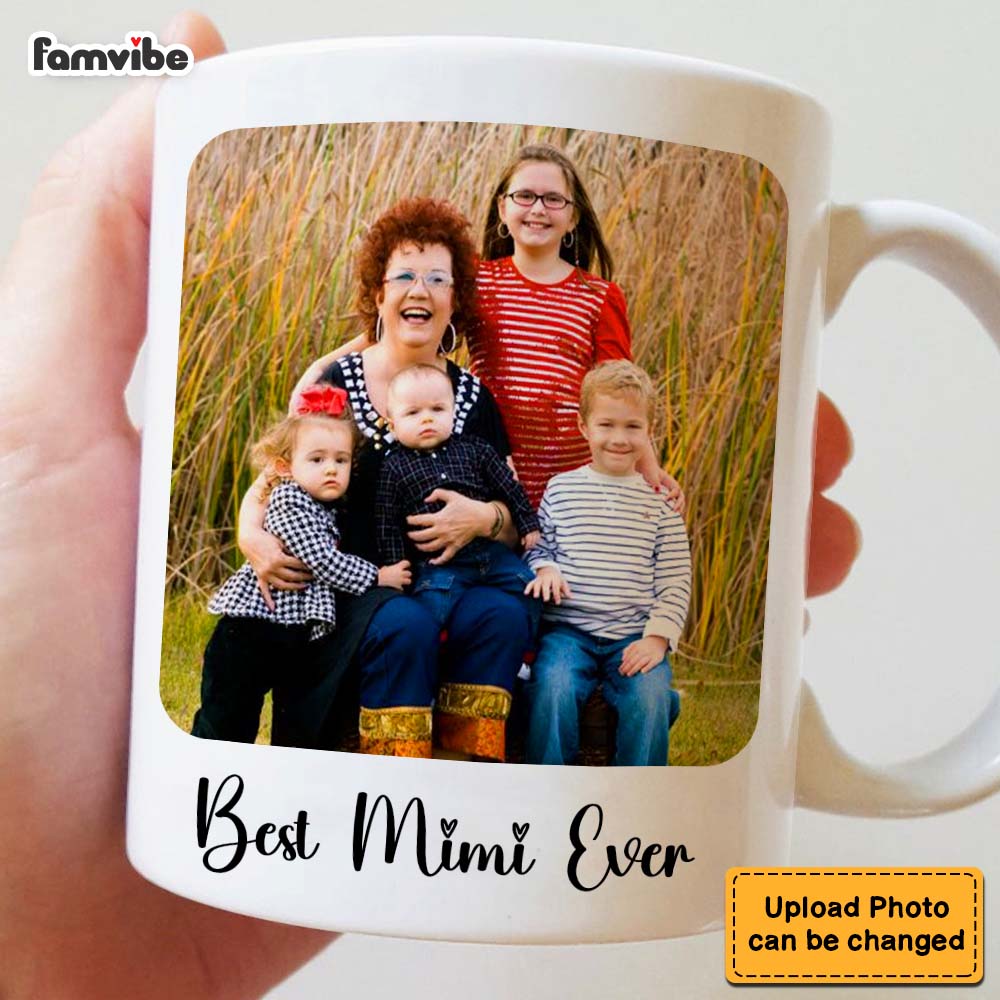 Personalized Gift For Grandma Rounded Edges Upload Photo Gallery Mug Personalized Gift For Grandma Rounded Edges Upload Photo Gallery Mug
